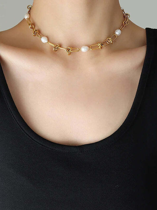Charmy Choker από Επιχρυσωμένο Ατσάλι Charmy Choker από Επιχρυσωμένο Ατσάλι
