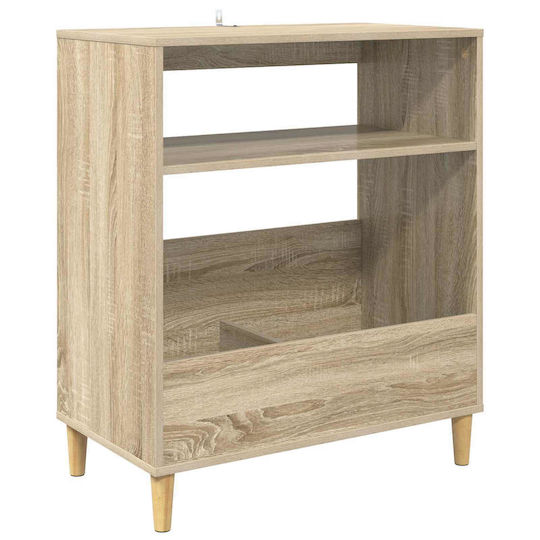 Set de Rafturi pentru Suporturi Media, 3 Buc., Stejar Sonoma, 212 x 46 x 112 cm, 3434653, Maro