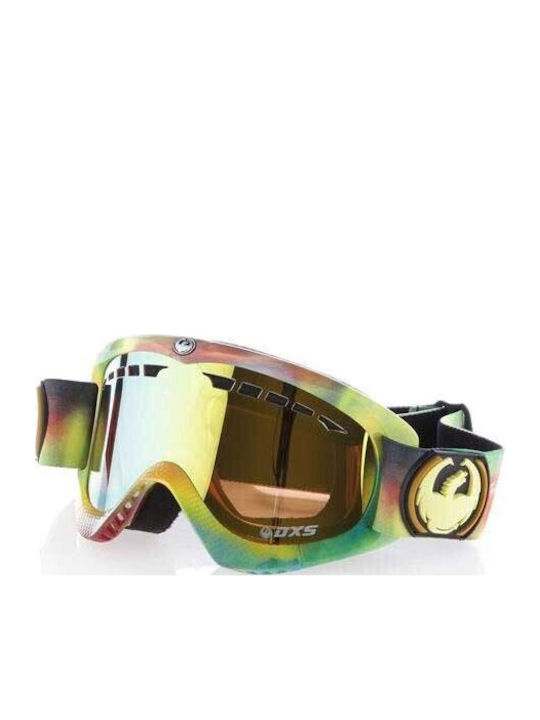 Adult Ski & Snowboard Goggles Multicolour with Multicolour Lens