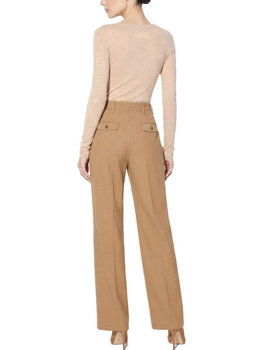 Damen Stoffhose in Hellbraun