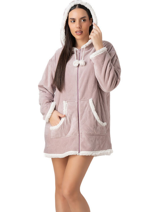 Rachel Cardigan de Pijama de Iarnă pentru Femei din Fleece
