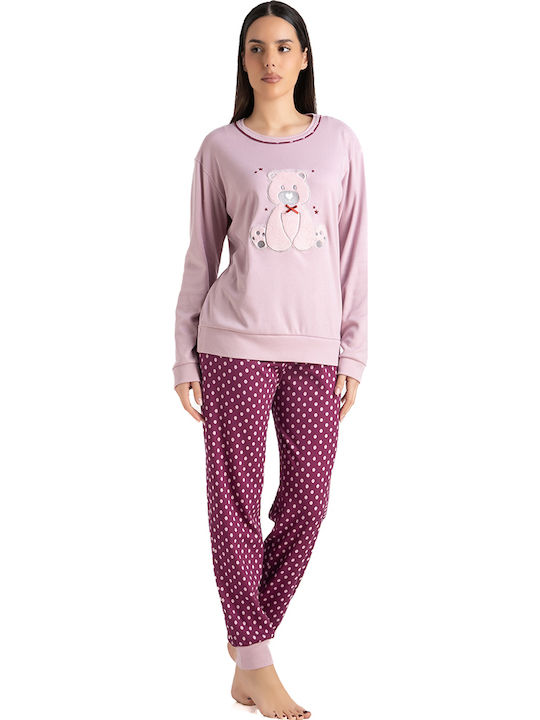 Rachel Set de Pijama de Damă de Iarnă din Bumbac