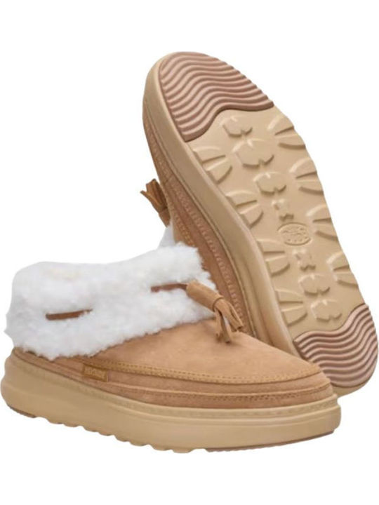 Remi Toastee Lo Tassel Damen Clogs Pantoffeln Braun