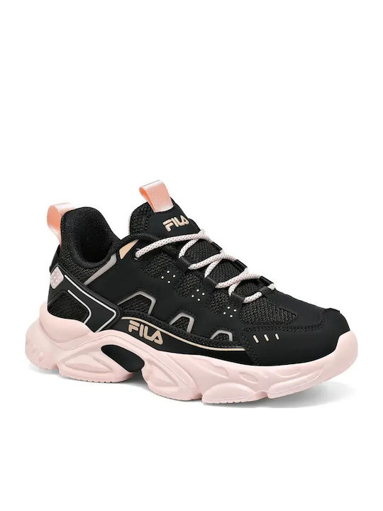 Memory Spinel 3 Lace Παιδικά Sneakers Μαύρα