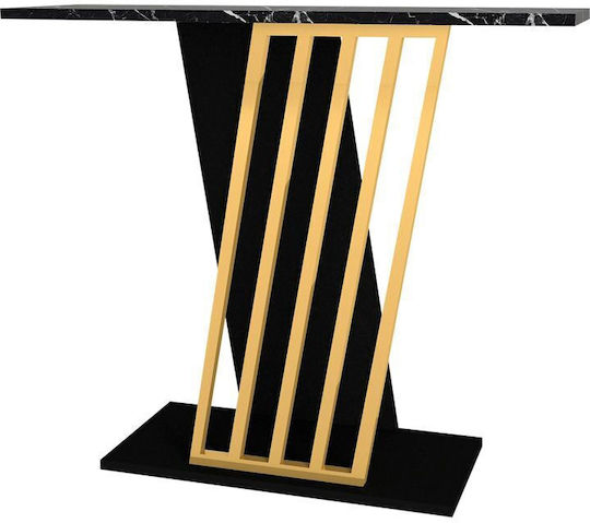 Console Table Black GP042-0135.1 L90xW29.6xH76.8cm