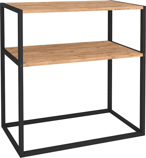 Metal Console Black L90xW33.5xH90cm.