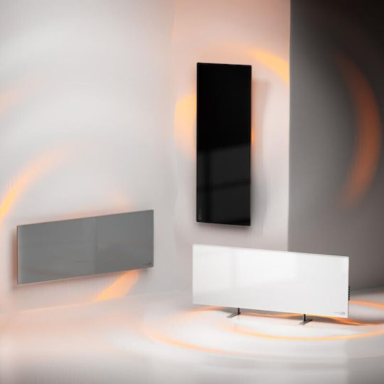 AENO Eco Smart Convector de Pardoseală 700W cu Termostat Electronic 100x36.5cm Alb