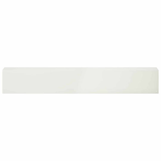 Garden Edging Profiles 10 pcs 100 x 10 x 15 cm Steel White 8012909 White