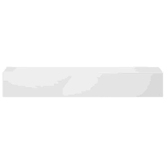 Garden Fence Cover Profiles 10 Pcs 100 x 20 x 15 cm Steel White 8012979 White