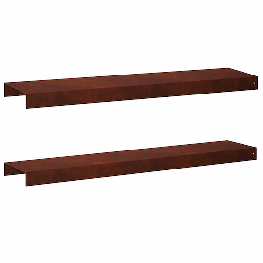 Garden Edging Profiles 2 Pcs 100 x 20 x 5 cm 8012932 Rusted