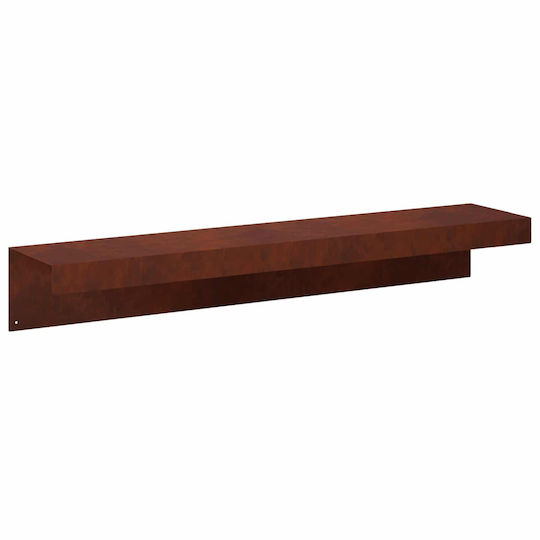 Garden Border Edging 2 Pcs 100 x 20 x 15 cm 8012988 Rusted
