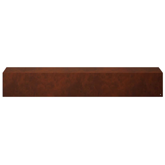 Garden Border Edging 2 Pcs 100 x 20 x 15 cm 8012988 Rusted