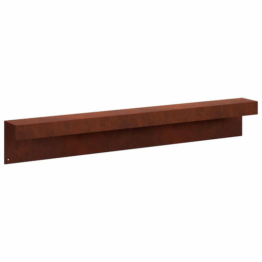 Garden Border Profiles 2 Pcs 100 x 10 x 15 cm 8012918 Rusty
