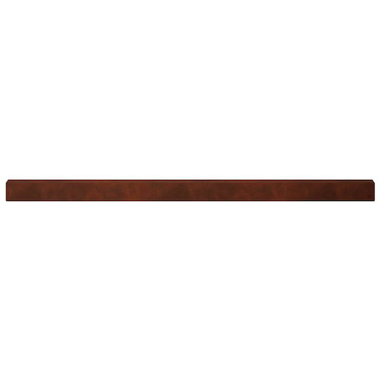 Garden Edging Profiles 2 Pcs 100 x 5 x 5 cm 8013008 Rusted