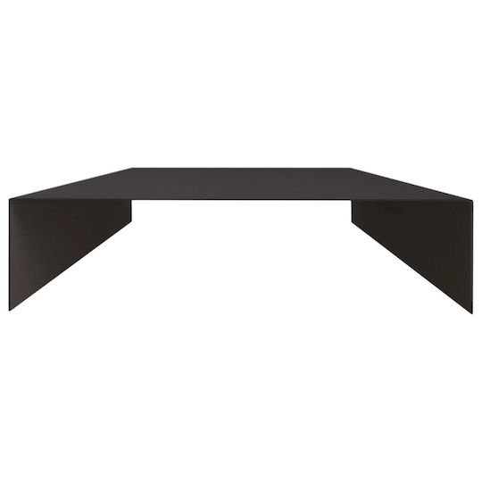 Garden Edging Profiles 10 Pcs 100 x 20 x 5 cm Steel Black 8012921 Black