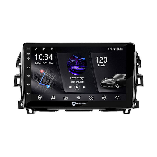 Vencore 3236-10006-0265b Android-15-Multimedia-Display 10,1" Px5s Octa-Core 2 GB/32 GB IPS-Frontblende CarPlay Android Auto 360°-Kamera-Unterstützung Nissan Navara 2016–2022 – Schwarz 3236-10006-0265b
