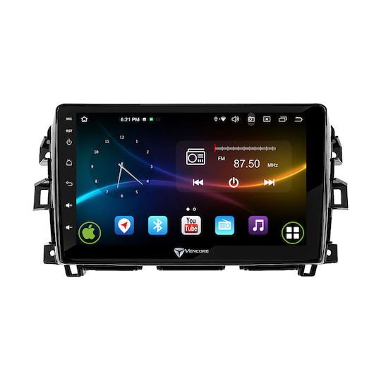 Vencore 3236-10008-0265b Android-15-Multimedia-Display 10,1" 9109a Mtk6762 Octa-Core 2 GB/32 GB IPS-Frontblende CarPlay Android Auto Rückfahrkamera-Unterstützung AHD Nissan Navara 2016–2022 – Schwarz 3236-10008-0265b