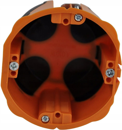 PAWBOL Recessed Electrical Junction Box IP30 in Orange