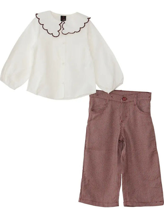 Restart Kinder-Set mit Hose, 3-teilig, Bordeaux