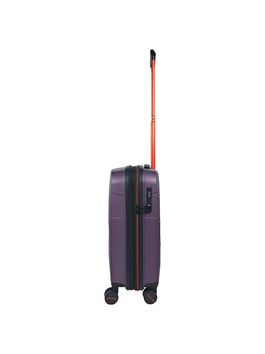 Discovery Cabin Travel Suitcase Purple Height 55cm