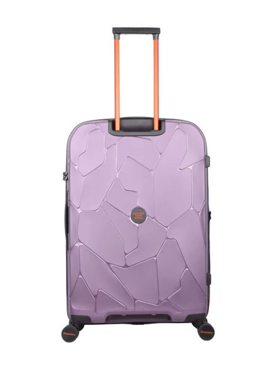 Discovery Medium Purple Suitcase 65 cm High