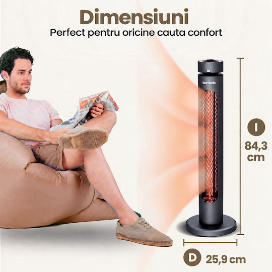 Komodo Încălzitor Electric cu Infraroșu cu Putere 2kW
