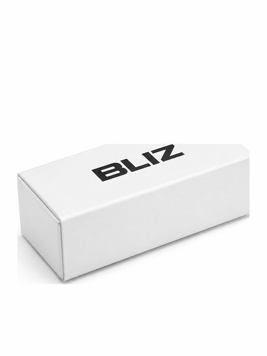 Bliz Unisex Sunglasses with Grey Frame and Purple Lens