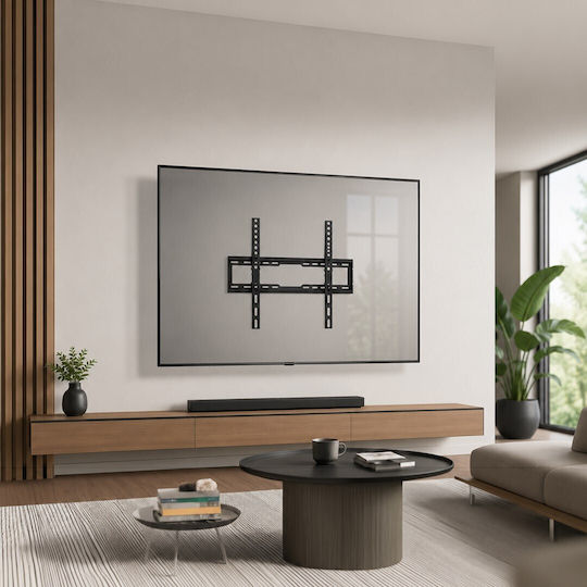 Maclean Energy MC-188 Wall Mounted TV Mount Up To 86" And 45kg Black