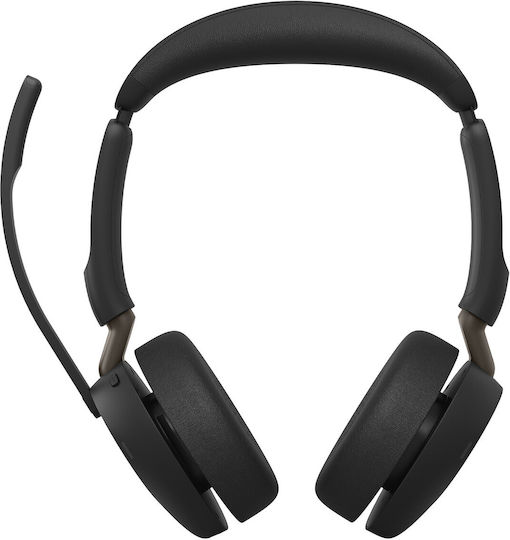 Evolve3 65 Stereo Link 390a UC Stand Wireless On Ear Multimedia Headphones with Microphone and Bluetooth Connection