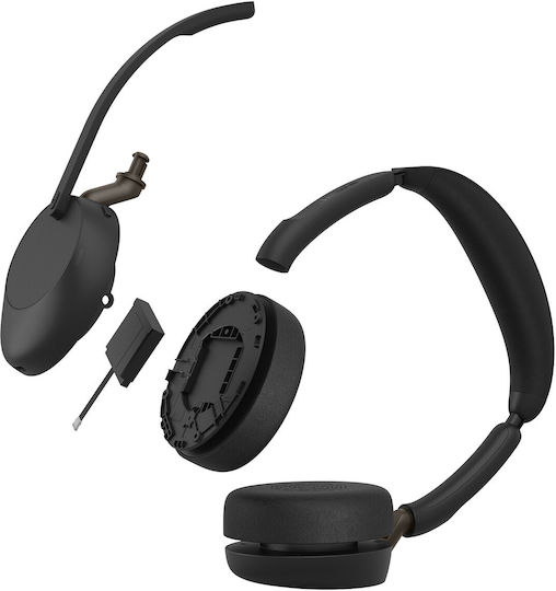 Evolve3 65 Stereo Link 390c UC Stand Wireless On Ear Multimedia Headset with Microphone and Bluetooth Connectivity