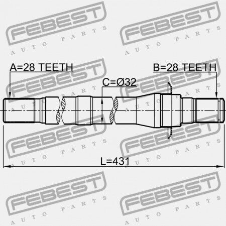 Semiax Dreapta Hyundai Ix55 07 2007-2013 Eur 49560-3j320