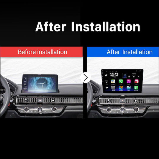 Lenovo Auto-Audiosystem Für BMW X2 / X6 Honda Civic 2022-2026 (Bluetooth/USB/WiFi/GPS/Apple-Carplay/Android-Auto) Mit 10-Zoll-Touchscreen