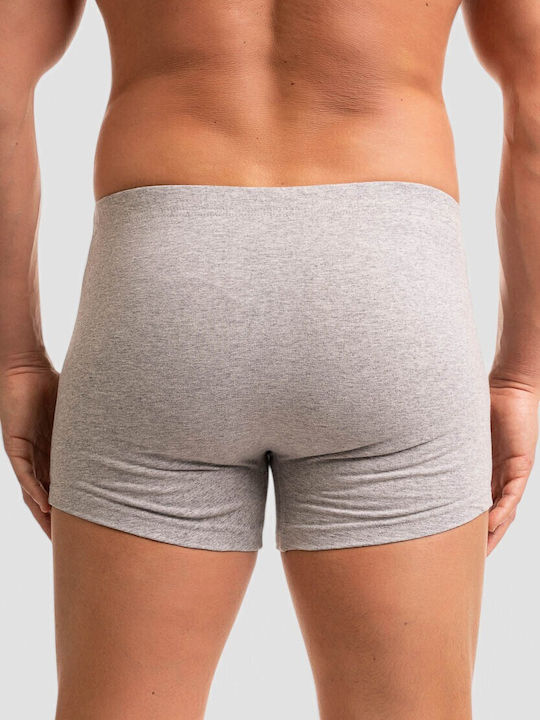Men's Grey Printed Boxer