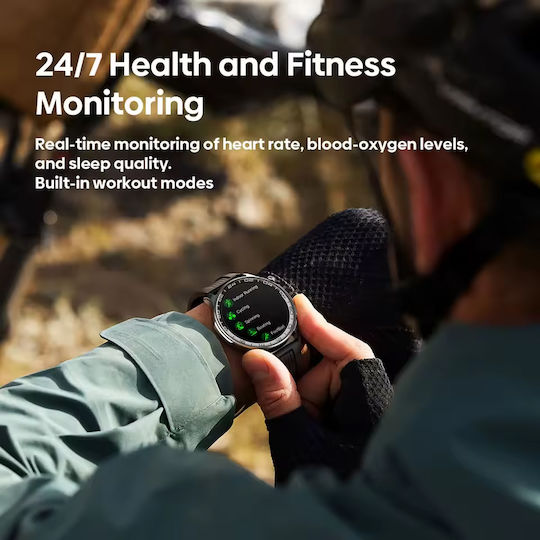 Zeblaze Btalk 4 Pro Smartwatch mit Herzfrequenzmesser (Schwarz)