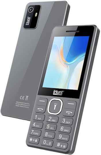 I11 Telefon cu Taste Dual SIM Argintiu