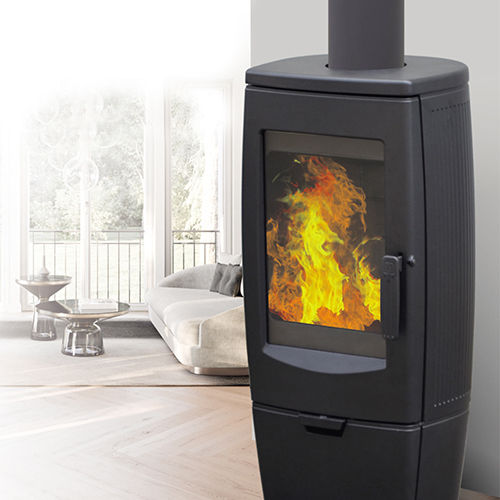 Plamen Gala Gusseisen-Holzofen 11 kW Schwarz