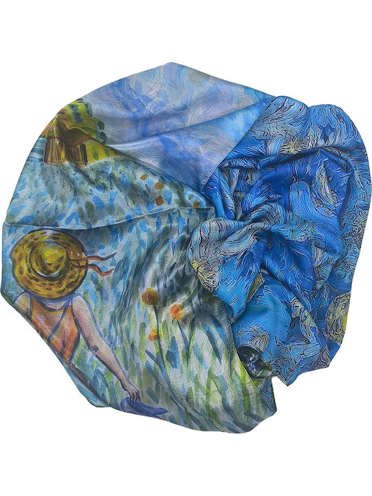 Gift-Me Multicolour Silk Women's Scarf