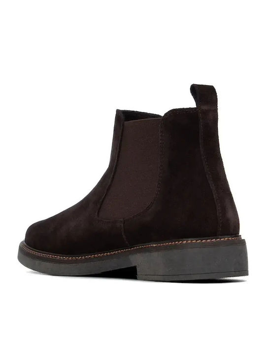 Suede Chelsea Boots Brown