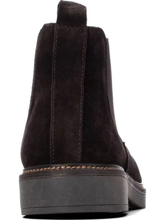 Suede Chelsea Boots Brown