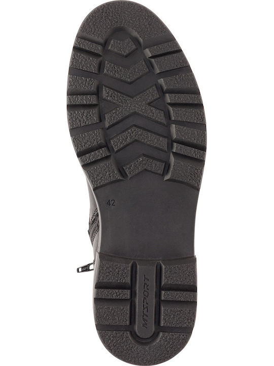 Black Leather Men's Boots