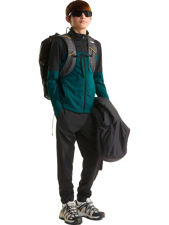 Kids Green Fleece Cardigan