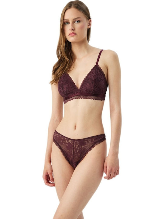 Minerva Bralette Bra Padded Cup B 90-8458b-456