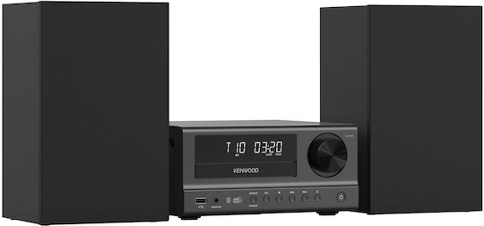 Kenwood 2.0 M750DAB Sound System 80W with CD Player and Bluetooth Black