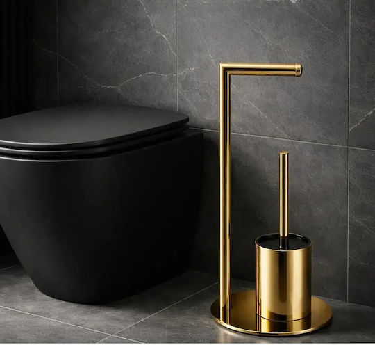 Set de Accesorii de Baie din Inox Auriu
