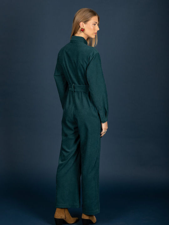 Women's Jumpsuit Dark Green