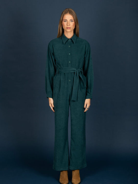 Women's Jumpsuit Dark Green