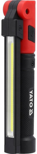 Yato Wiederaufladbare LED-Werkstattleuchte IP54 mit bis zu 800 lm Leuchtkraft