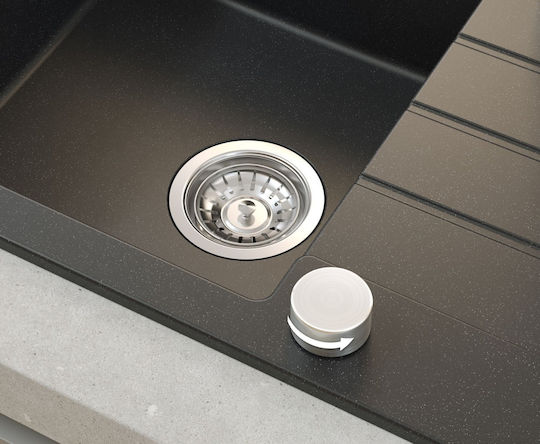 Alcadrain Grey Sink Siphon Size 42x26cm