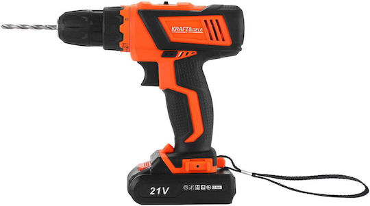 Kraft & Dele KD3356 Mașină de găurit și înșurubat cu Acumulator 21V 2x2Ah