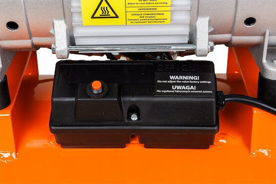 Neo Tools Einphasiger Luftkompressor 80 dB mit 50-l-Luftbehälter